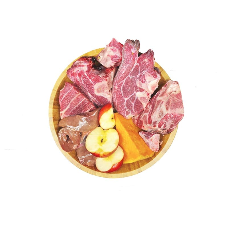 Menu BARF Cabra y verduras Squeaky 6kg - Imagen 2