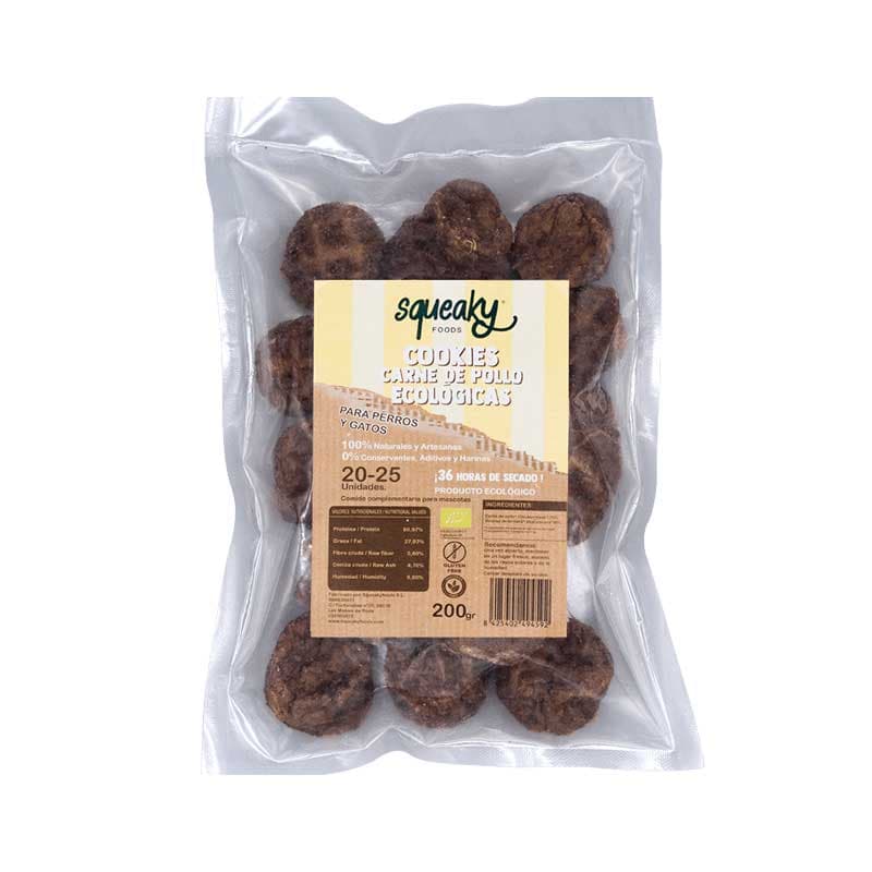 Complementos crunchy Cookies Carne de Pollo 200gr