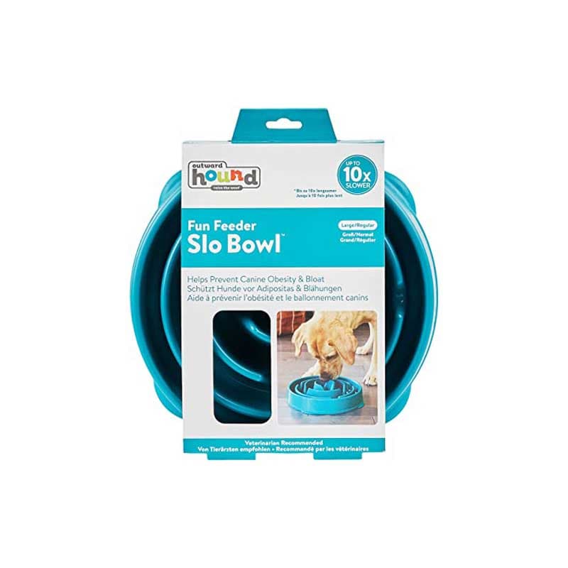 Outward Slow Bowl (Plato interactivo) Turquesa