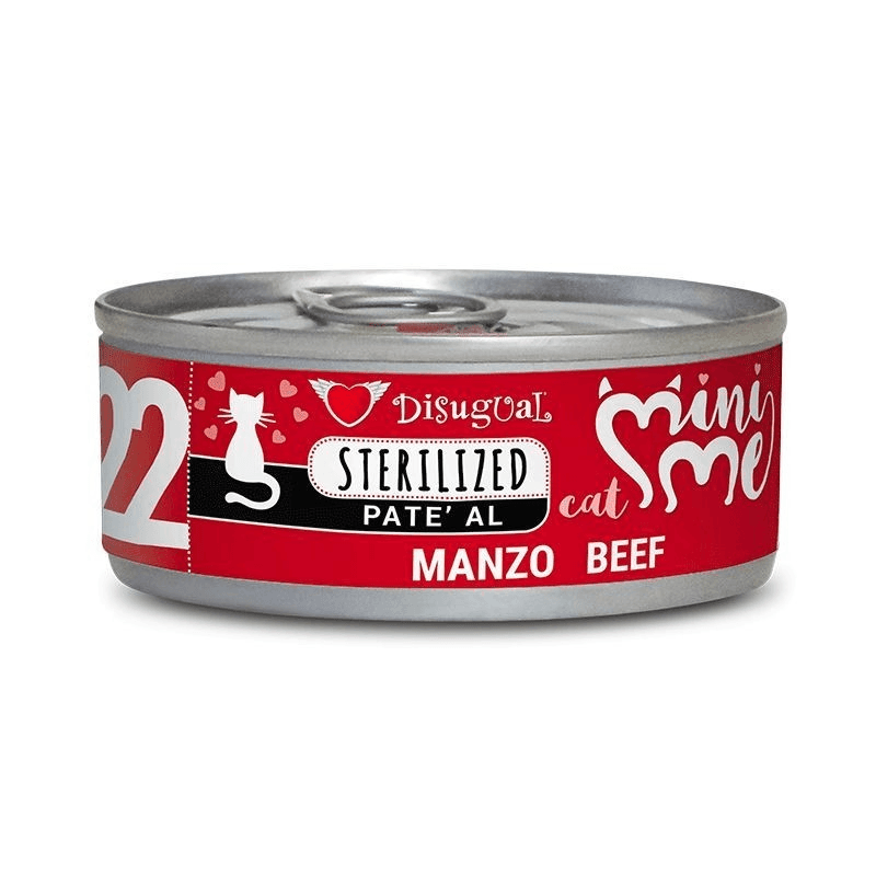 Disugual Mini Me Paté de Ternera para Gatos Esterilizados 85gr