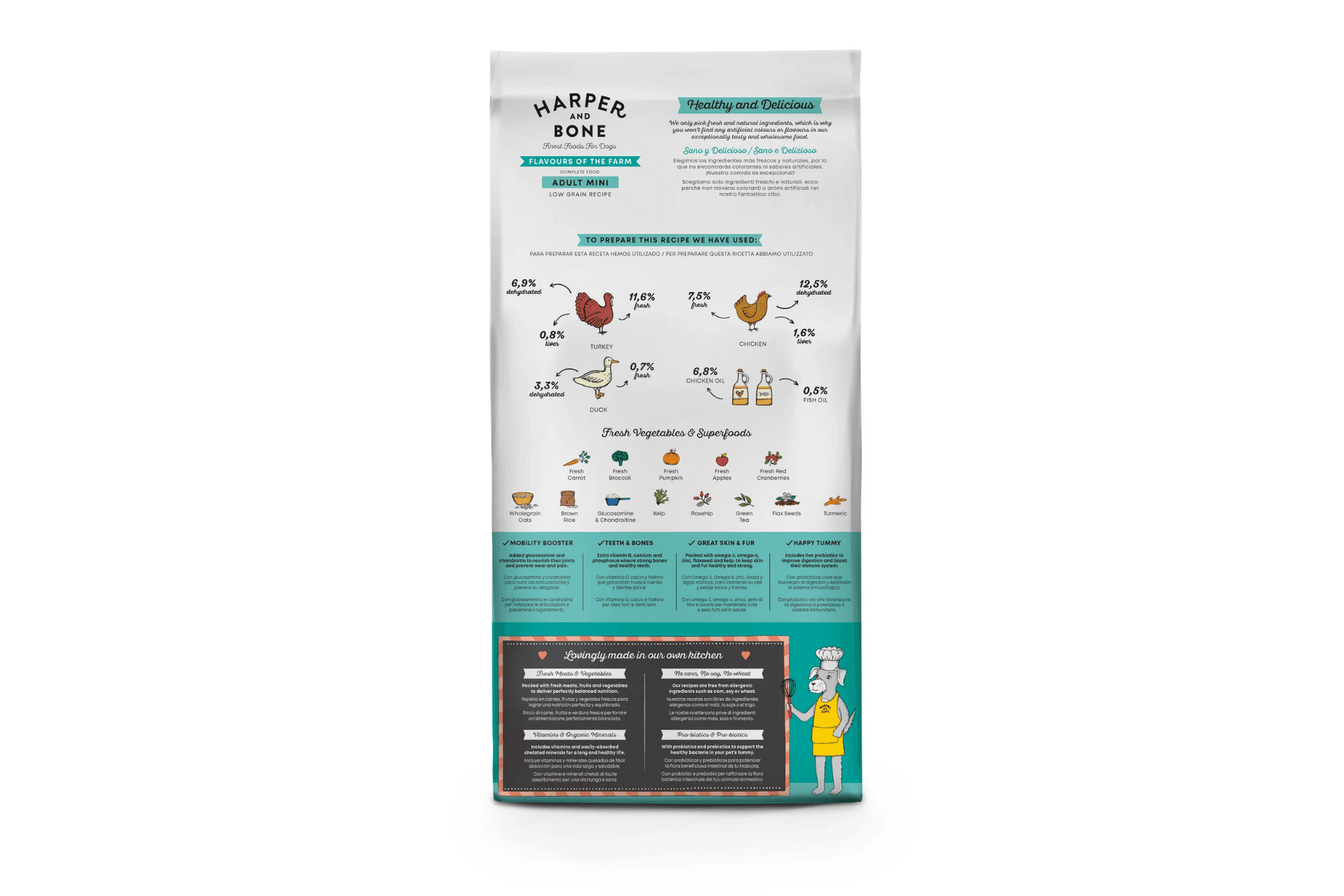 Harper & Bone Flavours of the Farm Mini Adult Dog