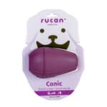 Juguete Conic Lila en su empaque, diseño moderno y ergonómico para perros.