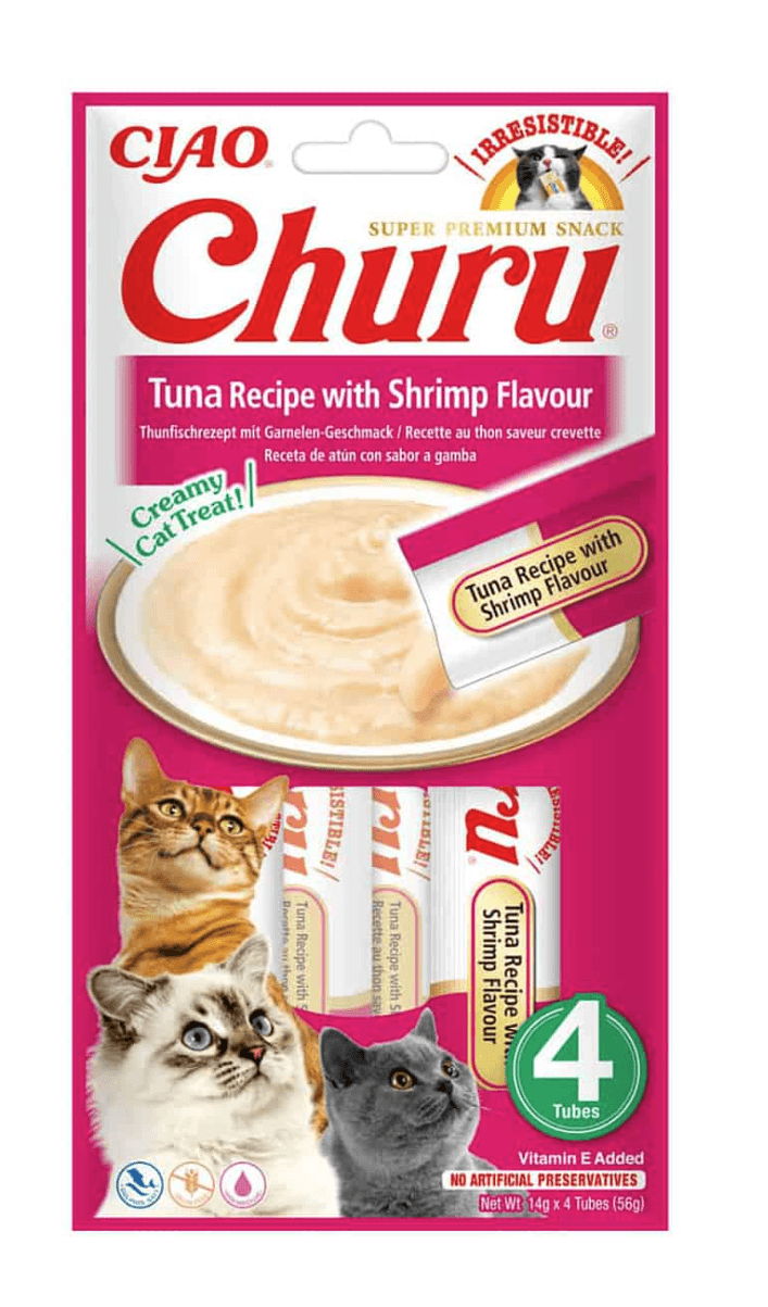 Churu Cat Atún con Gambas (4X14gr)