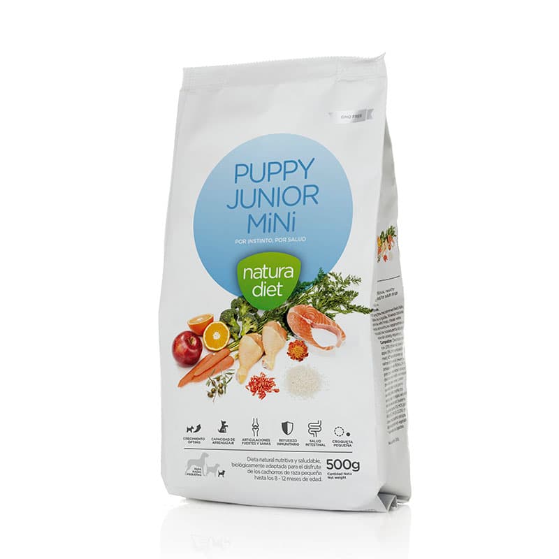 Natura diet Puppy Mini para cachorros de tamaño pequeño 3kg