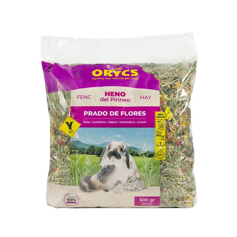 MiniOrycs Heno de Prado de Flores 500gr