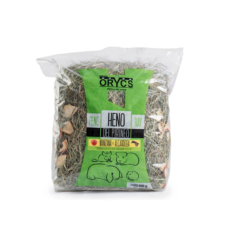 MiniOrycs Heno de Manzana/Algarroba 500gr