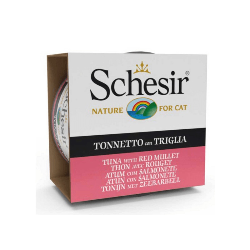 Schesir Cat Atún con Salmonete en gelatina 85gr