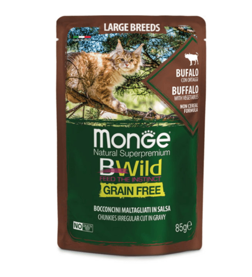 Monge BWild Kitten Búfalo y verduras 85gr