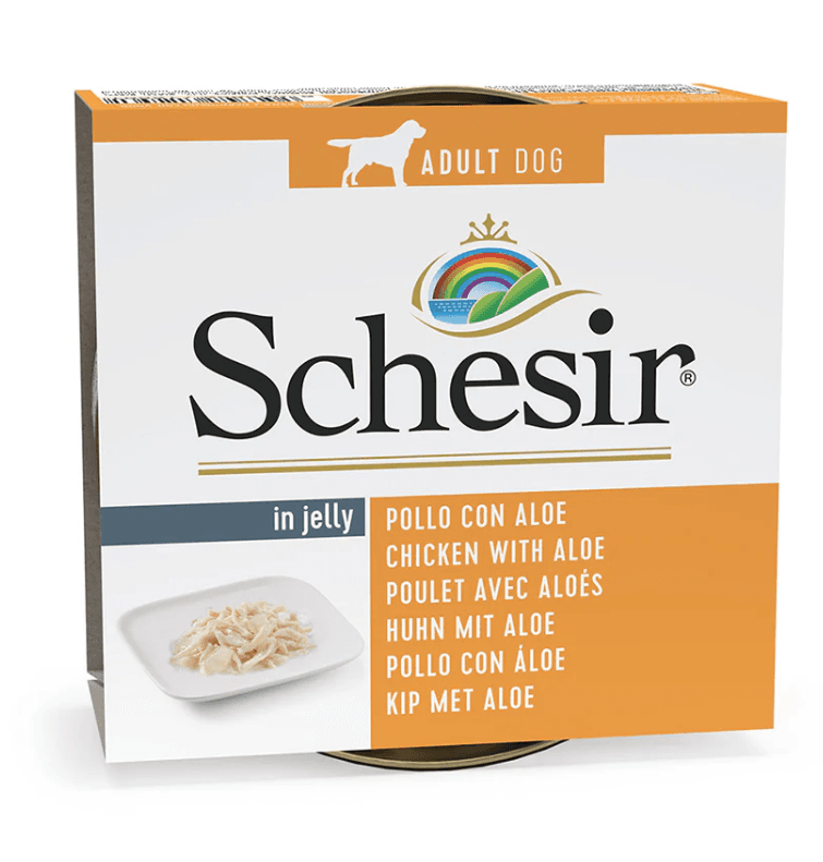 Schesir Dog Pollo con Aloe en gelatina 150gr